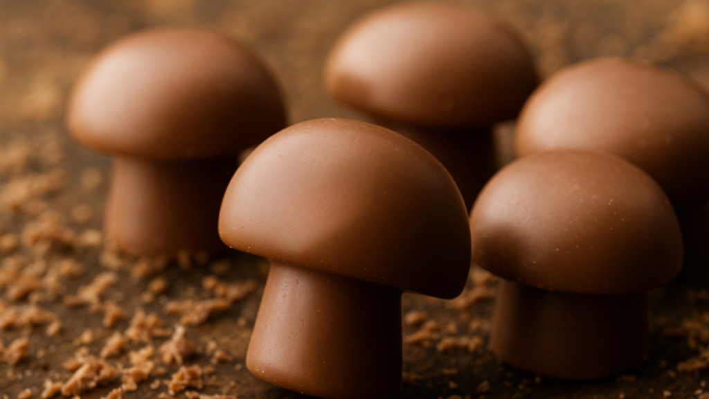 Chocolate mushrooms