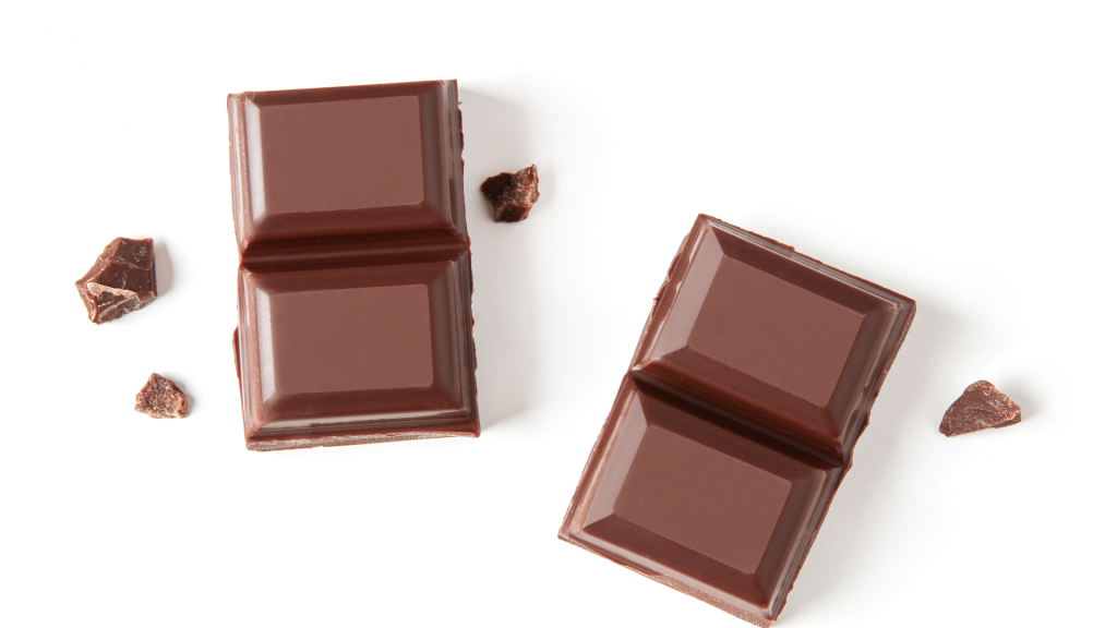 Shroom Chocolate on a white background